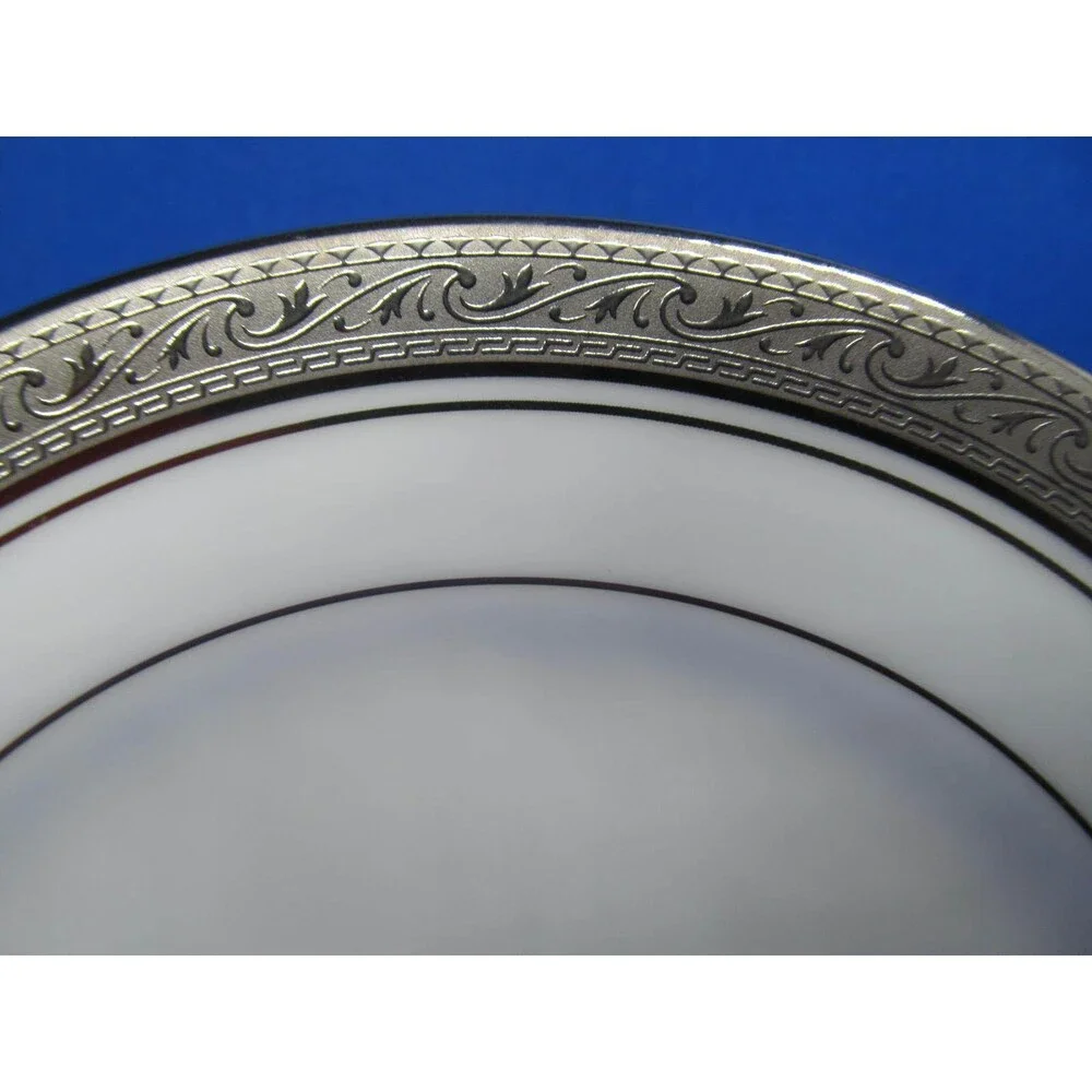 Noritake Crestwood Platinum Set Of Four 6 1/2